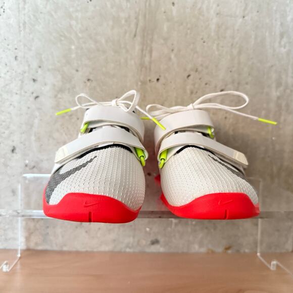 Nike Romaleos 4 SE White Black Bright Crimson SZ 7.5 - Picture 7 of 10